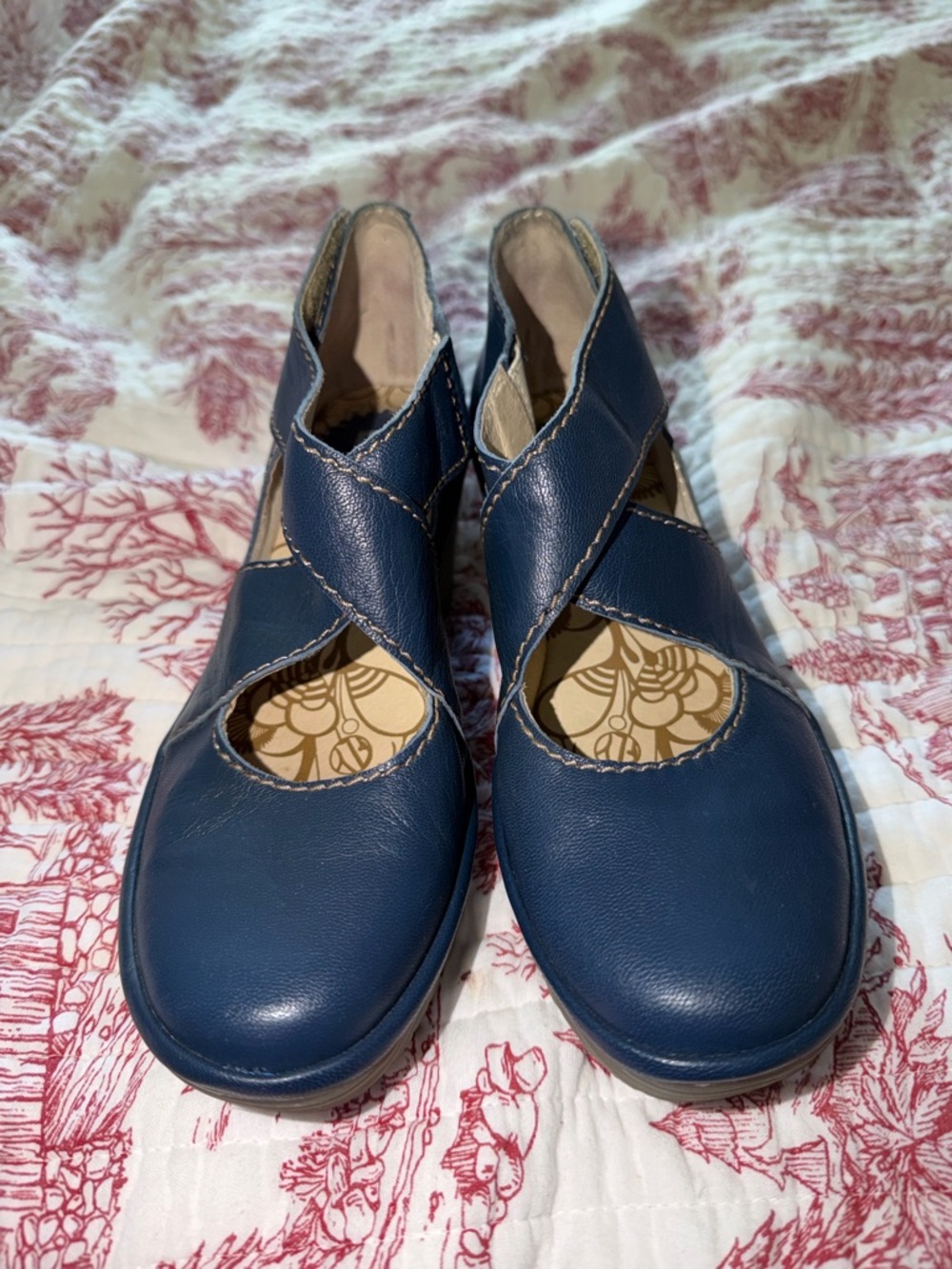 Fly London Yepe Mary Jane Wedge Shoes